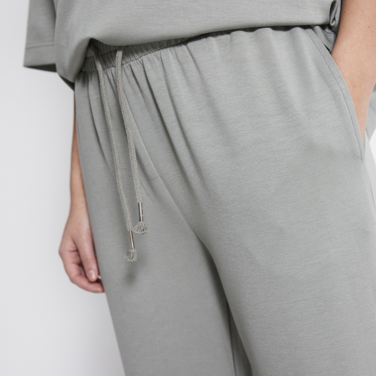 Soft lounge pants "Alma"  Light Army Green